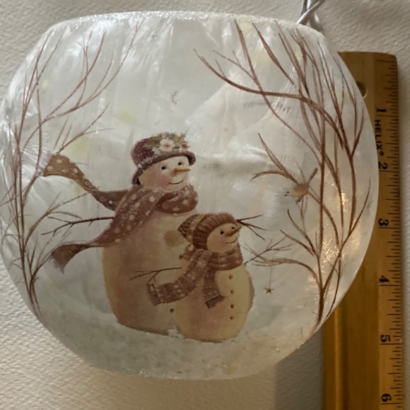 New  Winter Small Snowman / Mini Lights Inside - Picture 8 of 11
